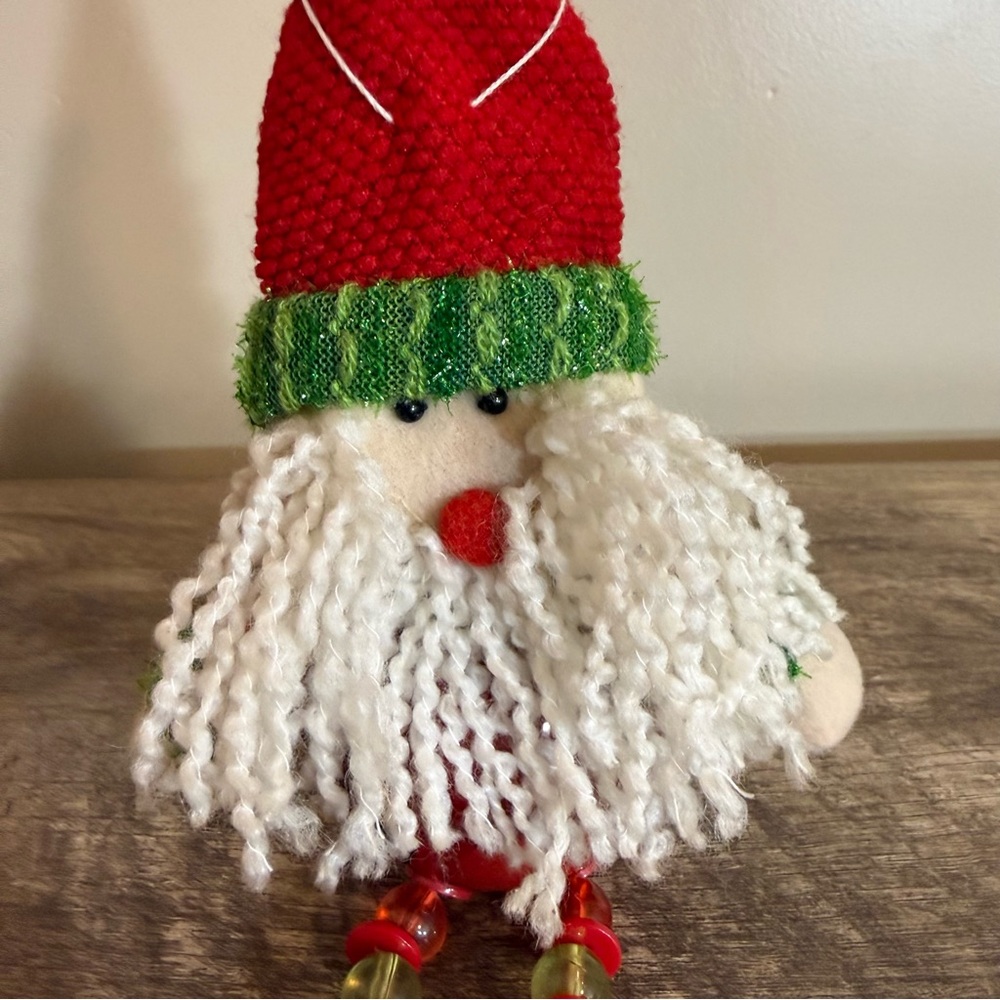 Santa Gnome Christmas Decoration Shelf Sitter Decor Bell - Picture 2 of 7